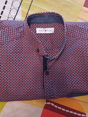 Men's red shirt Stefan Fashion size M like new