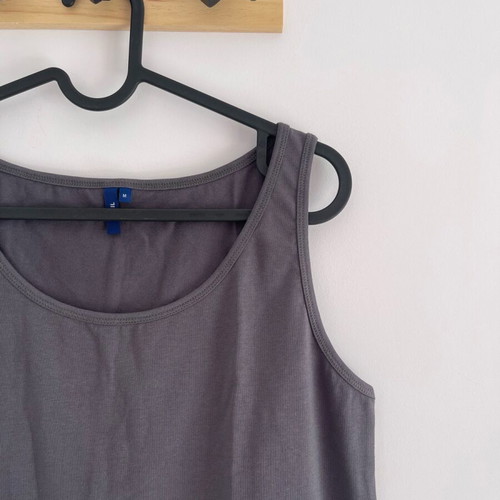 Cecil sleeveless blouse size M new, dark gray
