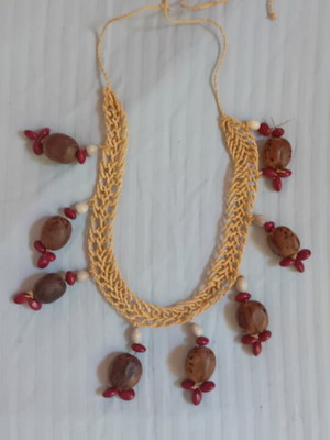 Authentic Indigenous Colombian Necklace like new, natural seeds