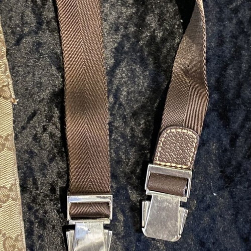 Gucci crossbody bag, beige canvas