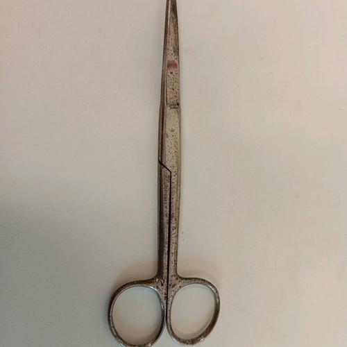Surgical scissors used, vintage for decor and collection