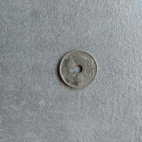 5 Lepta 1912 used