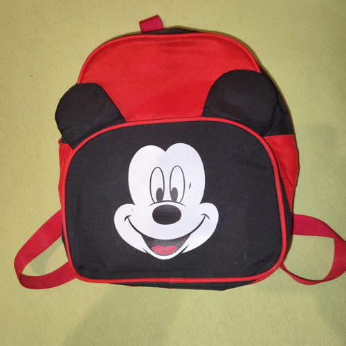 Mickey red preschool backpack used, excellent condition