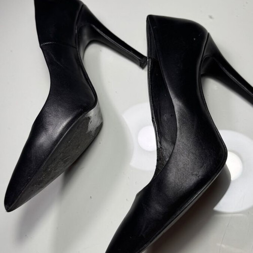 Makis Kotris black leather women's pumps size 38 used