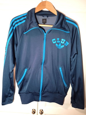 Adidas sports jacket blue small