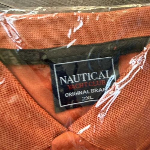 T-shirt new, orange, size XXL