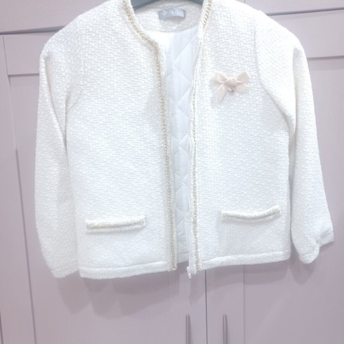 Alouette children's jacket new, beige, size 134 cm