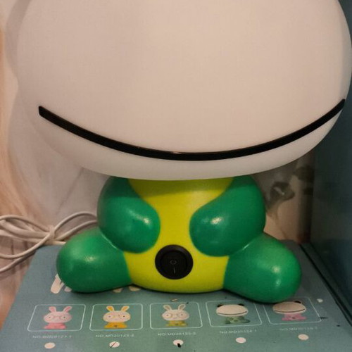 Table lamp children's green frog new 25cm