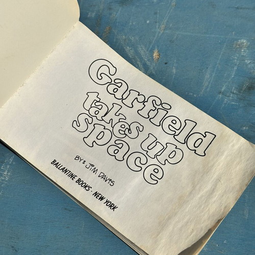 Garfield Takes Up Space 20th Book used, vintage comic by Jim Davis