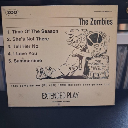The Zombies The Time Of The Season EP CD used, rock