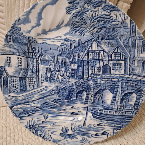 Alfred Meakin vintage porcelain plate like new, The Post House 22 cm