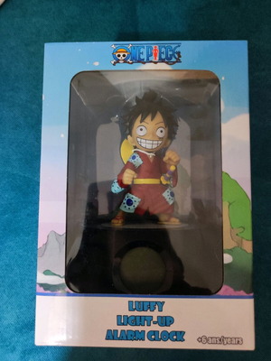 Monkey D Luffy One Piece light-up alarm clock like new