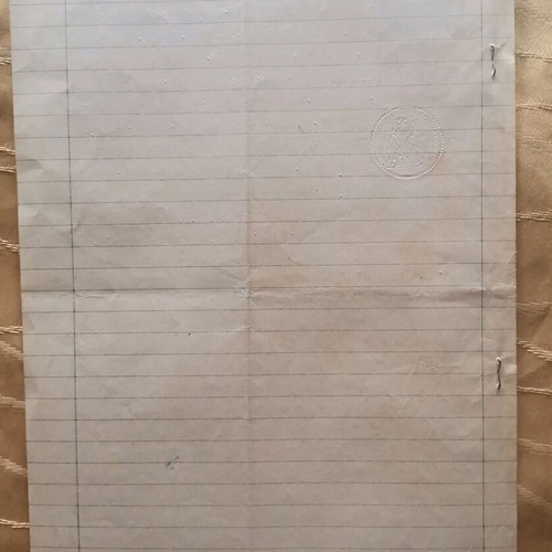 Notary deposit form 1943 used