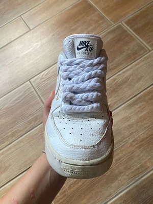 Nike Af1 thick laces used