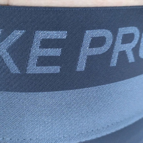 Nike biker shorts used, gray shiny, size S