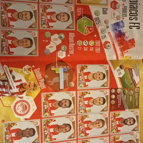 Panini Fifa 365 2018 football album used, complete