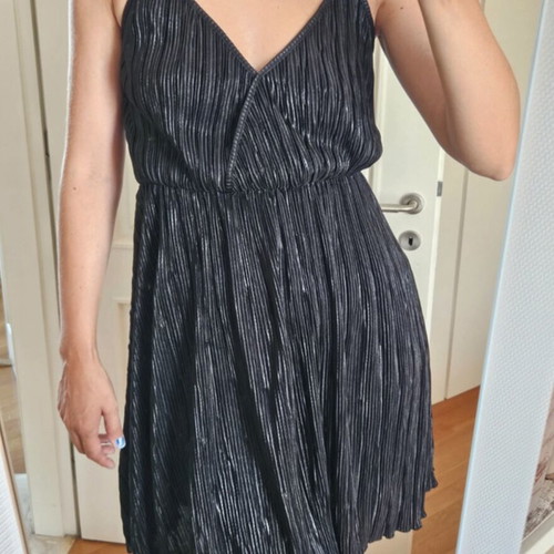 Pull & Bear black shiny dress, size Small