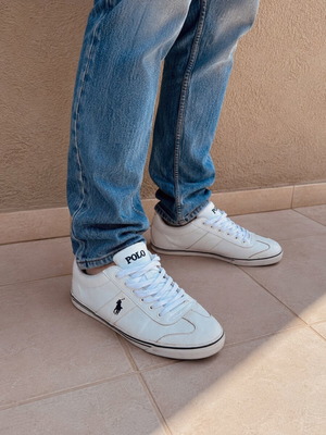 Polo Ralph Lauren sneakers, size 43, white