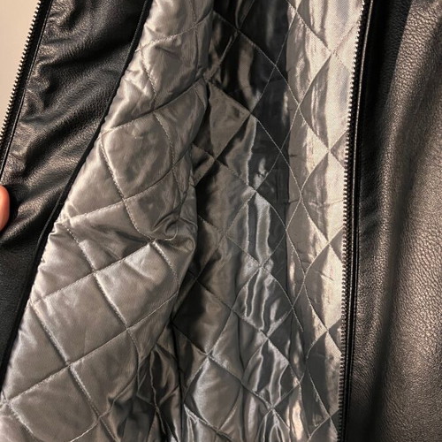 Colin's men's faux leather jacket size XL like new, black