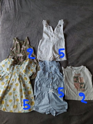 Girls' clothes for 2-3 years old like new