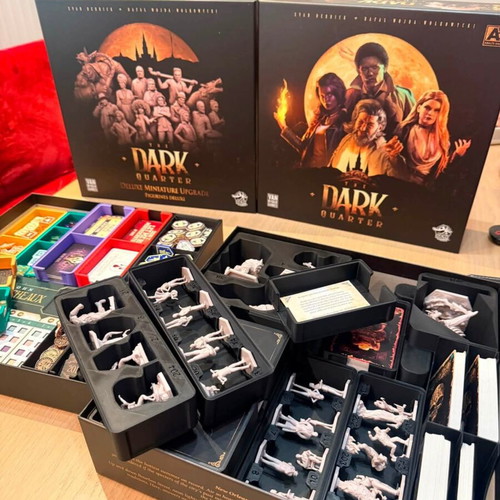 Dark Quarter 3D printed insert for board game