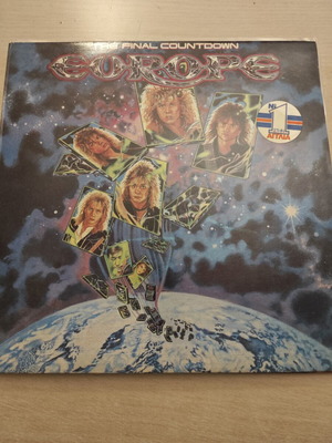 Europe The Final Countdown βινύλιο LP μεταχειρισμένο, original ελληνική έκδοση