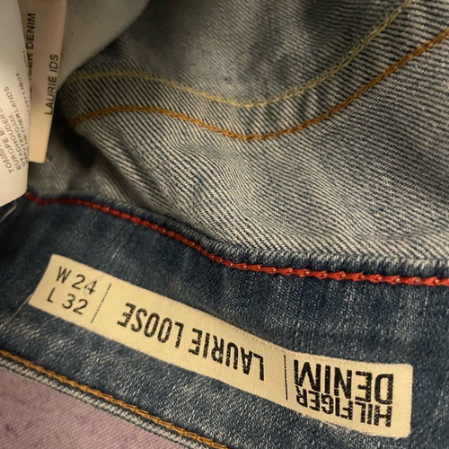 Tommy Hilfiger jeans lightly used, low-rise, wide leg, size 24
