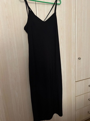 Dress used with thin straps, size L, black