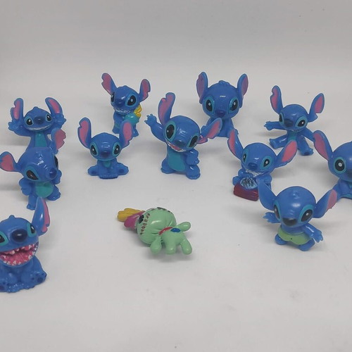 Stitch collectible figures set of 12, like new
