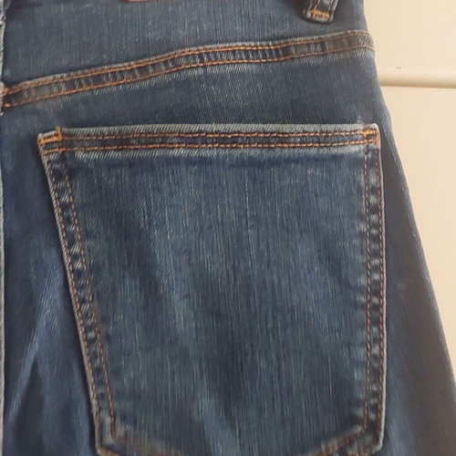 Zara TRF elastic jeans size 32 like new, blue