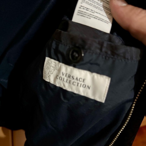 Versace Collection Navy Blue Jacket Large like new