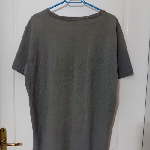 Calvin Klein men's T-shirt XXL gray like new, 100% cotton