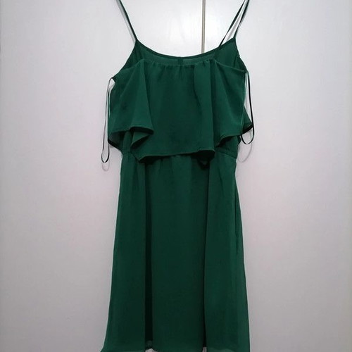 MANGO Dress Green XS Like New