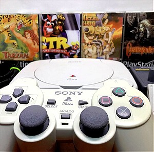 PlayStation 1 - SCPH-102 - ΤΣΙΠΑΡΙΣΜΕΝΟ + ΔΩΡΟ GAMES
