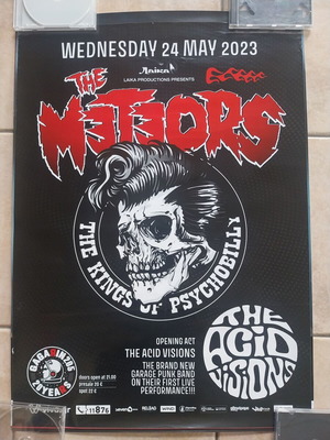 Meteors Poster 50x70 authentic, new from Athens concert