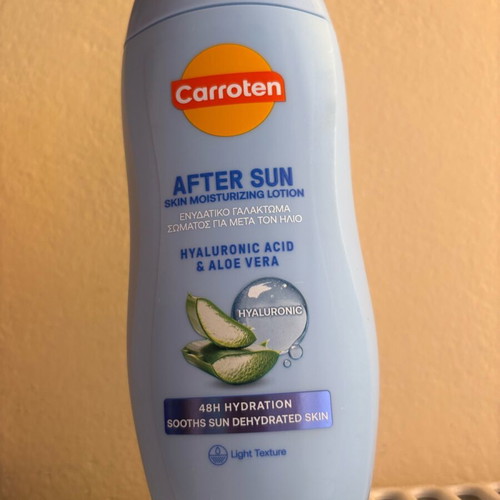 Carroten After Sun moisturizing lotion with hyaluronic acid and aloe new