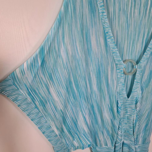 Bebe summer blouse Medium turquoise like new