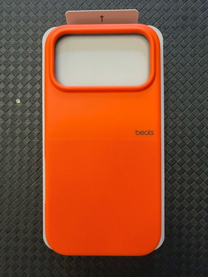 Beats case for iPhone 17 Pro Max new, Sierra Orange