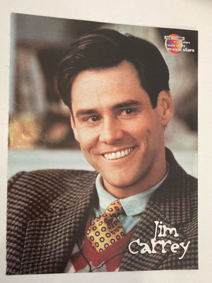 Jim Carrey αφίσα από περιοδικό Αφισόραμα Σε καλή κατάσταση Τιμή 4 Ευρώ