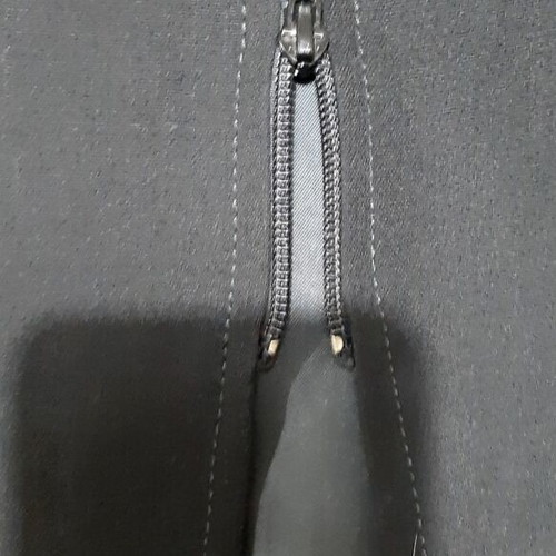 Zara skirt Large 100% wool black new, cool wool, long slim fit