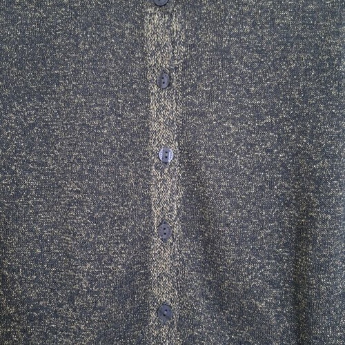 River Woods short cardigan grey lurex like new, size XS