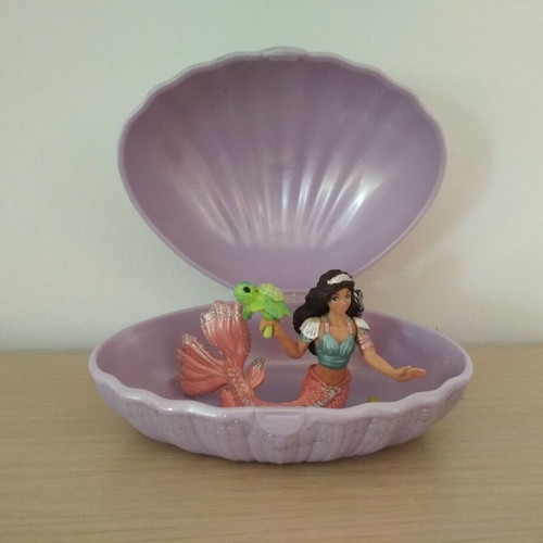 Schleich Bayala mermaid like new with turtle and musical instrument