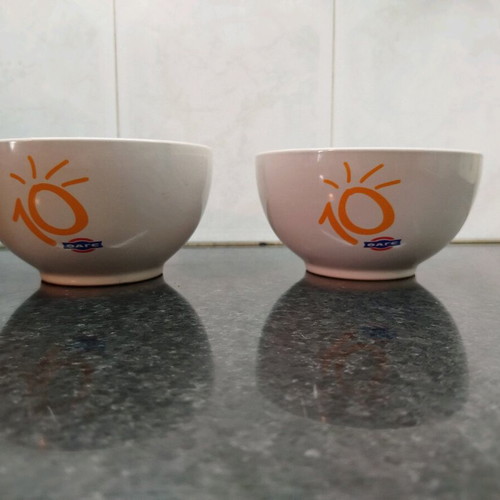 FAGE promotional bowls like new, set of 2 pieces