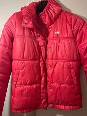 Μπουφάν Adidas γυναικείο μεταχειρισμένο, φούξια, Νο.36