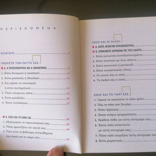 Set of scientifically valid tests from Vita practical library new
