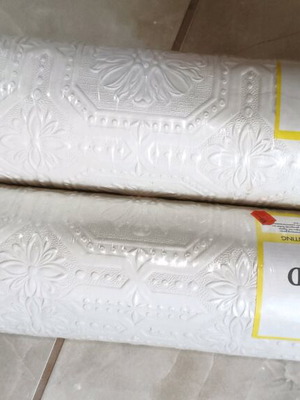 Ρολό ταπετσαρίας τοίχου Leyland Paint Company Luxury Embossed, καινούργιο, 1 τεμάχιο