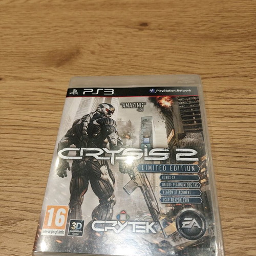 Crysis 2 limited edition PS3 game like new