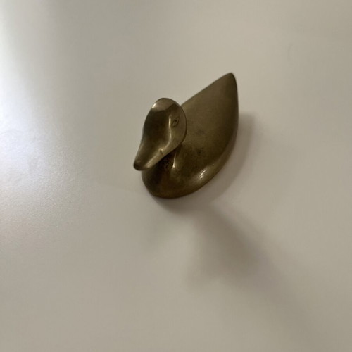 Vintage decorative brass duck like new