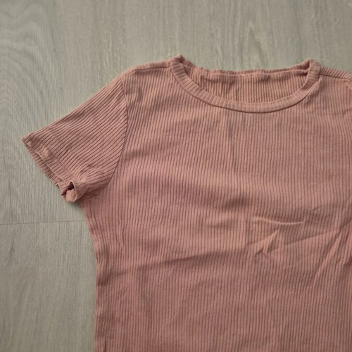 H&M crop top, pink, small/medium