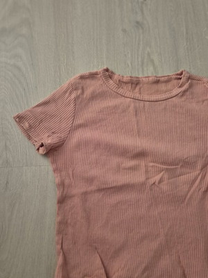 H&M crop top, pink, small/medium